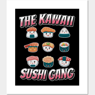 The Kawaii Sushi Gang - Super Cute Kawaii Posters and Art